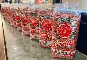 CamelliaDryBeans Bags of Camellia dry red beans.